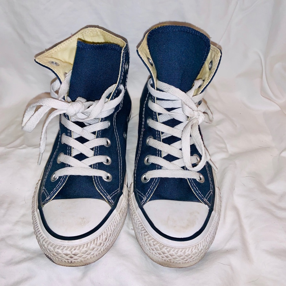 High Top Blue Converse